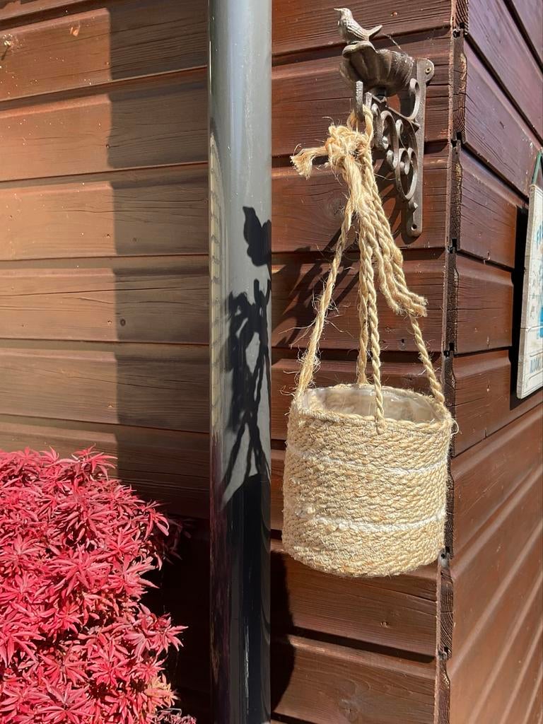 Jute Plantenhanger - Stijlvol & Duurzaam van Intratuin, Overige materialen, Minder dan 30 cm, Minder dan 60 cm, Rond