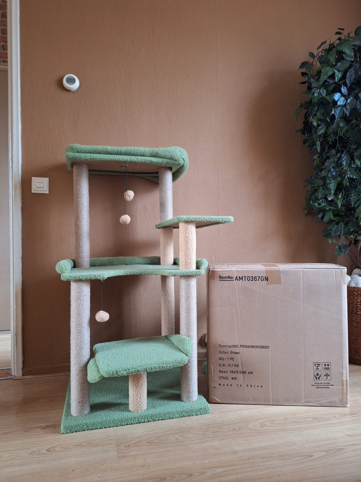 nieuw krabpaal in doos, Dieren en Toebehoren, Ophalen, Nieuw, Krabpaal