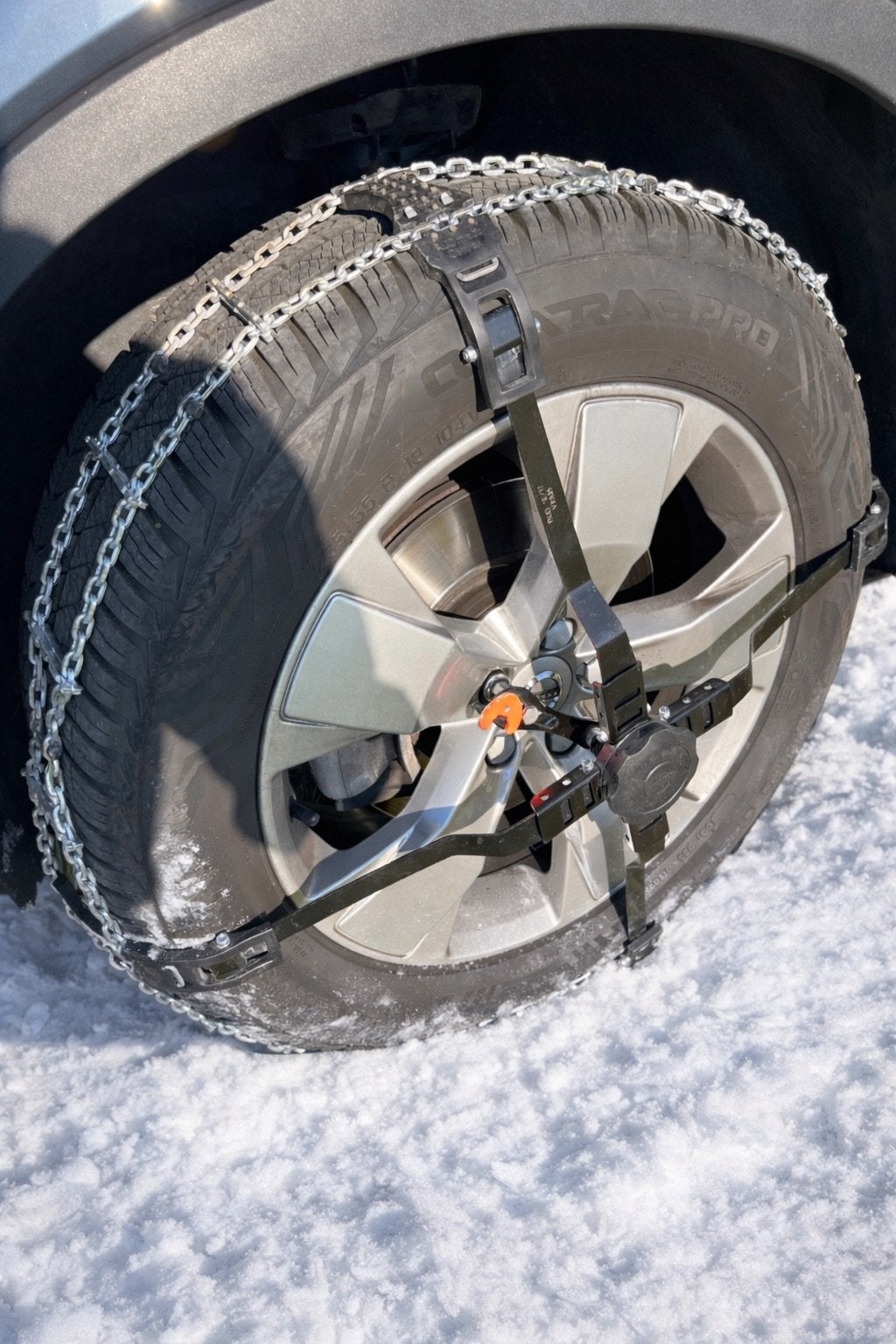 €50 loopvlak sneeuwkettingen Volvo XC 40 te huur wintersport, Ophalen of Verzenden, Zo goed als nieuw