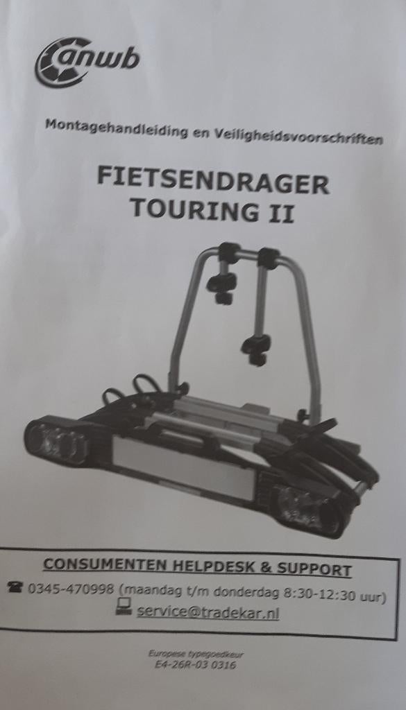 fietsendrager, Auto diversen, Fietsendragers, Zo goed als nieuw, Trekhaakdrager, 2 fietsen, Elektrische fiets, Ophalen