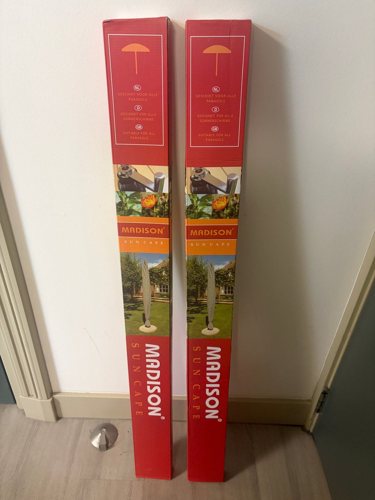 2x Madison parasolhoes, Ophalen of Verzenden, Nieuw, Interieur en Design