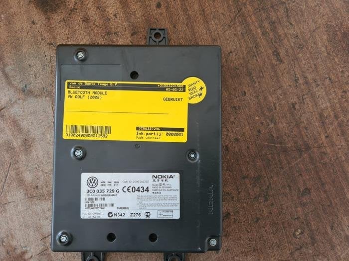 Bluetooth module van een Volkswagen Golf, Auto-onderdelen, Gebruikt, -, Volkswagen, -