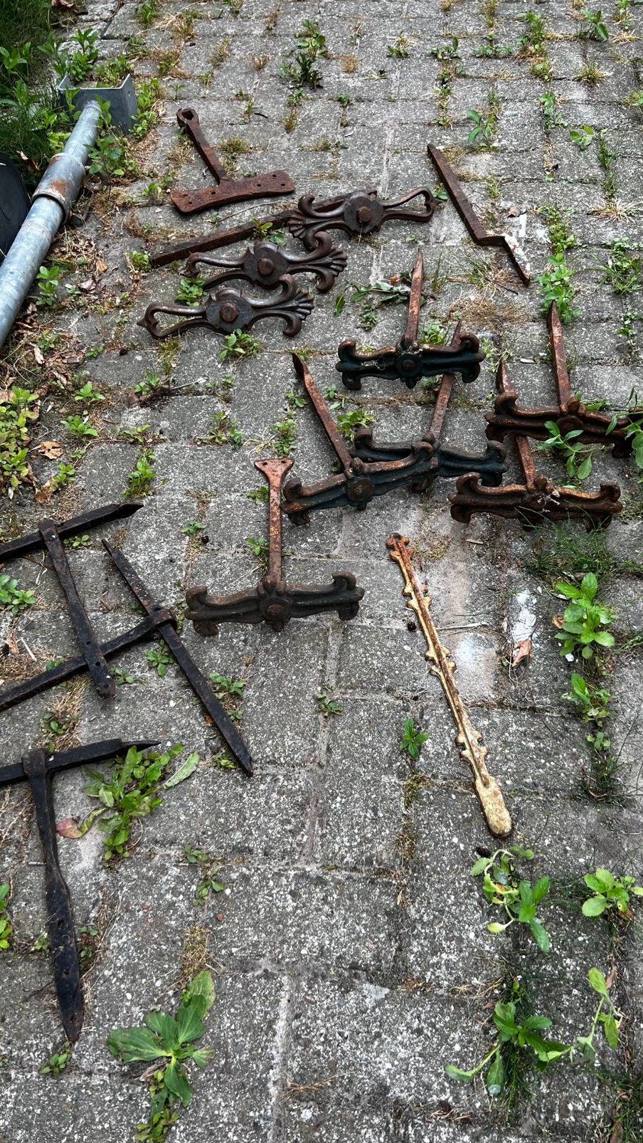 Oude muurankers in diverse stijlen, Ophalen, Gebruikt, Overige typen