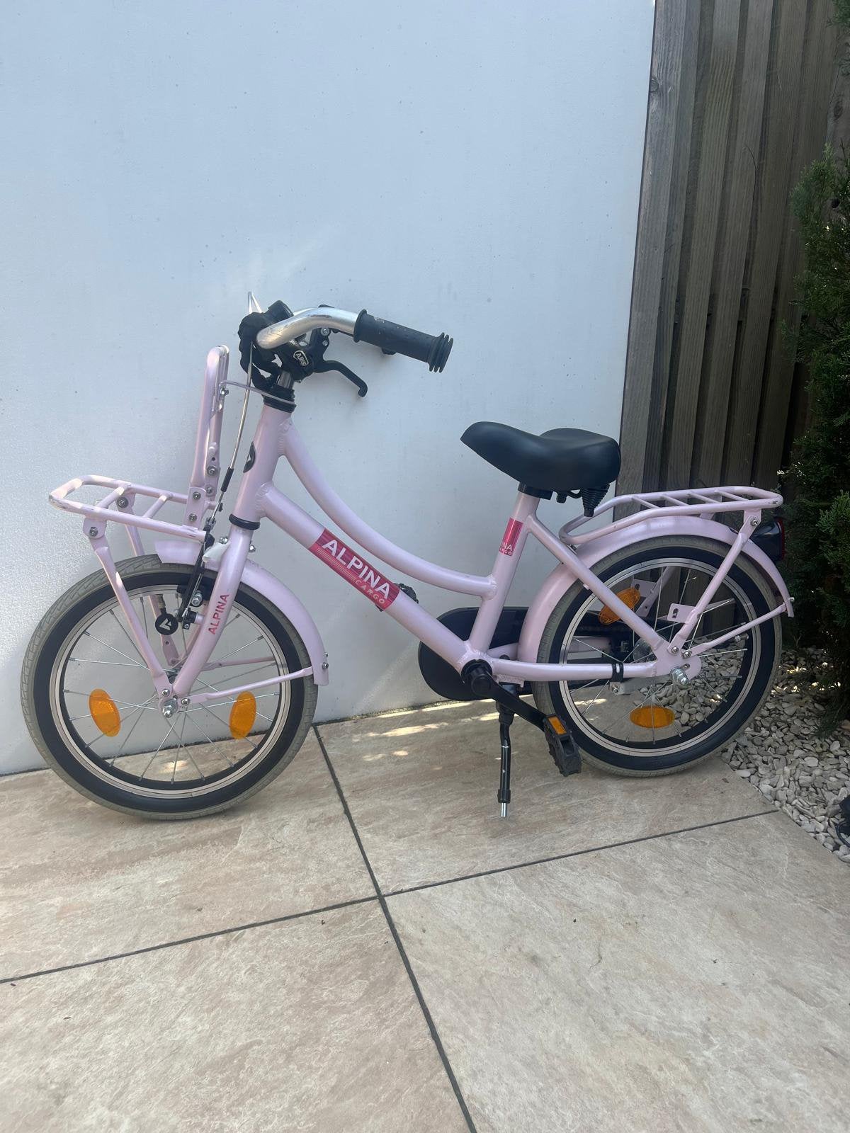 Alpina 16 inch meisjesfiets roze, Fietsen en Brommers, Fietsen | Meisjes, Ophalen, Zo goed als nieuw, 16 inch