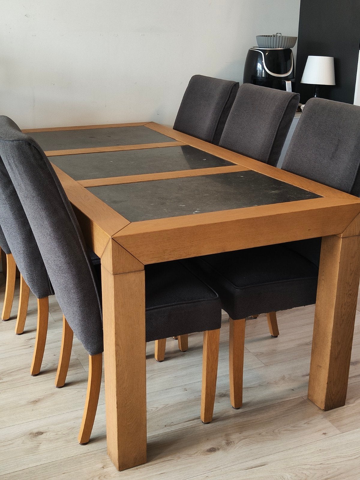 Grote eettafel / large dining table, Ophalen, Overige materialen, 50 tot 100 cm, Zo goed als nieuw