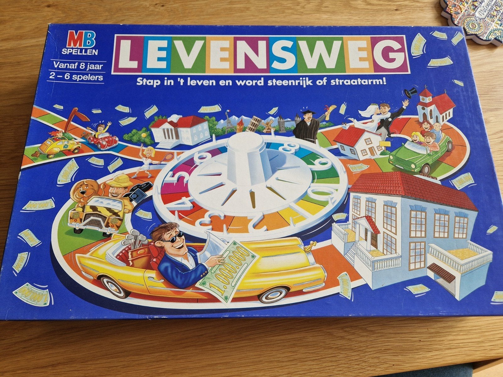 Levensweg bordspel van MB Spellen, Vijf spelers of meer, Ophalen of Verzenden, Gebruikt, MB Spellen