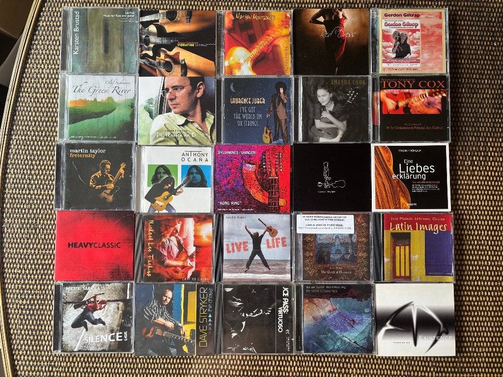 Verzameling gitaar muziek, Americana, Rock - 122 stuks, Cd's en Dvd's, Ophalen of Verzenden, Zo goed als nieuw, Singer-songwriter