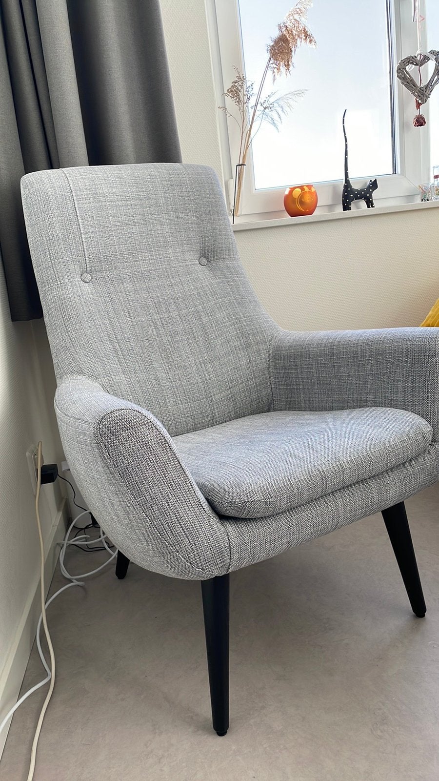 Stoel / fauteuil IKEA, Huis en Inrichting, Fauteuils, Ophalen, 75 tot 100 cm, Zo goed als nieuw, Stof