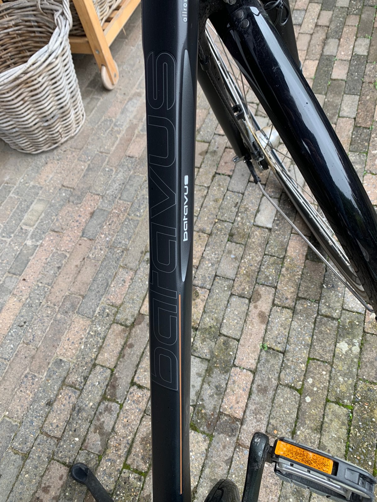 Batavus herenfiets zwart, Fietsen en Brommers, Ophalen, Versnellingen, Batavus, Zo goed als nieuw