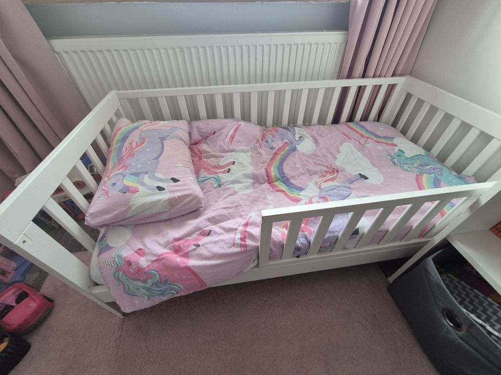 Peuterbed, Gebruikt, 70 tot 85 cm, 140 tot 160 cm, Ophalen