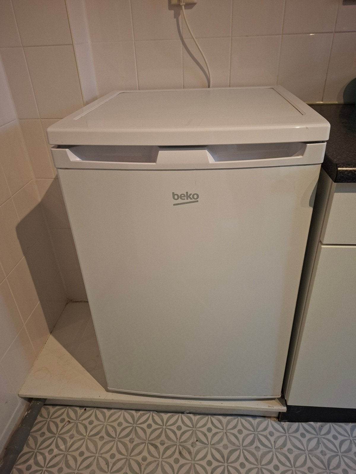 Beko tafelmodel koelkast, Minder dan 75 liter, Ophalen, Gebruikt, Zonder vriesvak