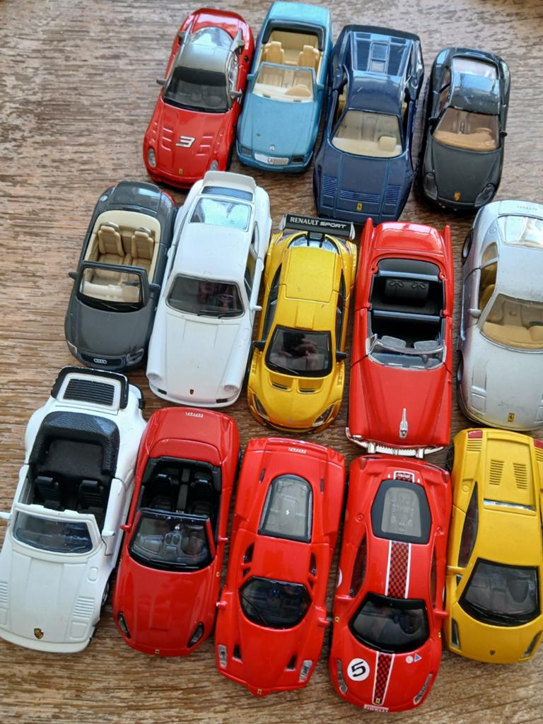 A01 Sportautootjes Porsche, Ferrari, etc, Ophalen, Gebruikt