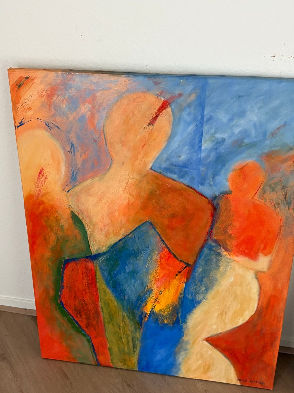 Abstracte schilderijen van Friedi Hofstede, Antiek en Kunst, Ophalen of Verzenden