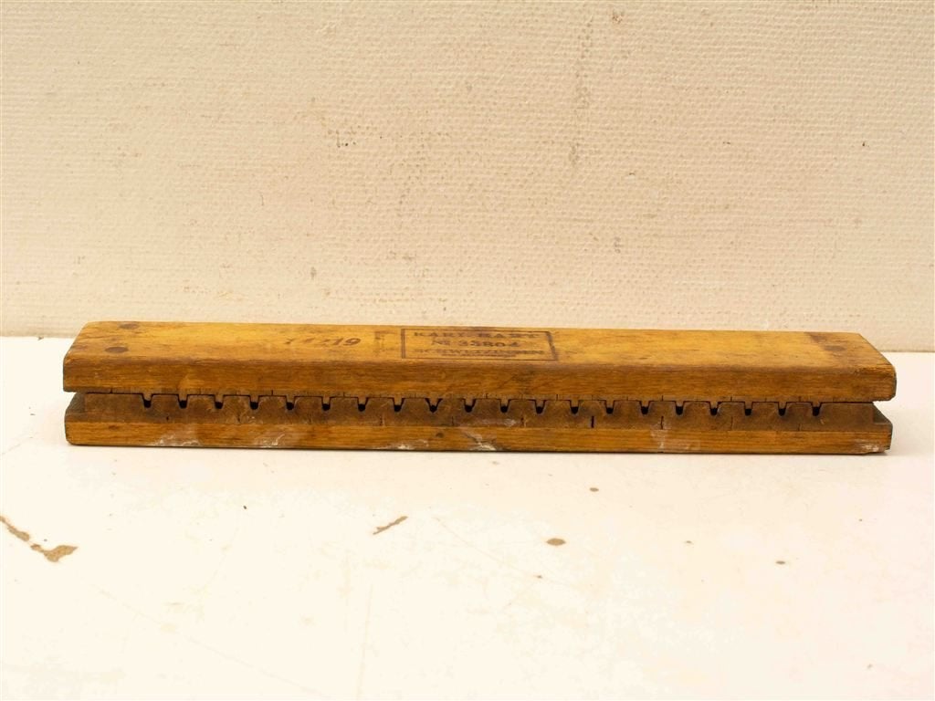 Sigarenpers van hout 38541, Ophalen of Verzenden, Gebruikt, Sigarenbandjes
