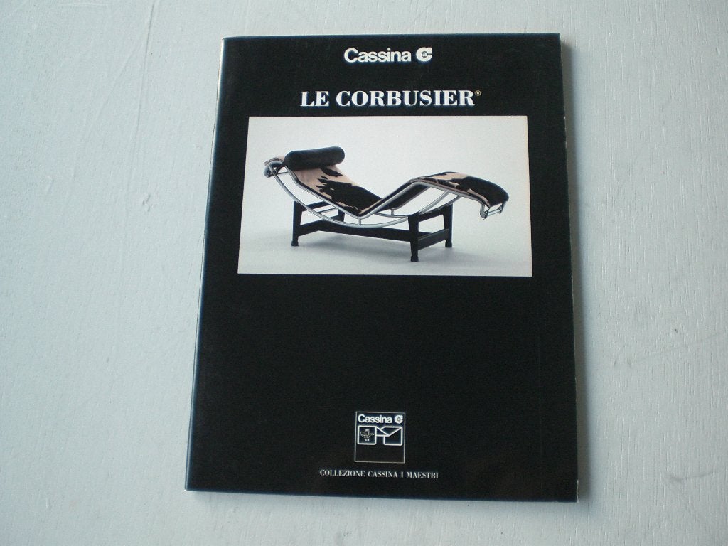 Vintage Brochure Cassina Le Corbusier, Verzenden, Zo goed als nieuw, Architecten