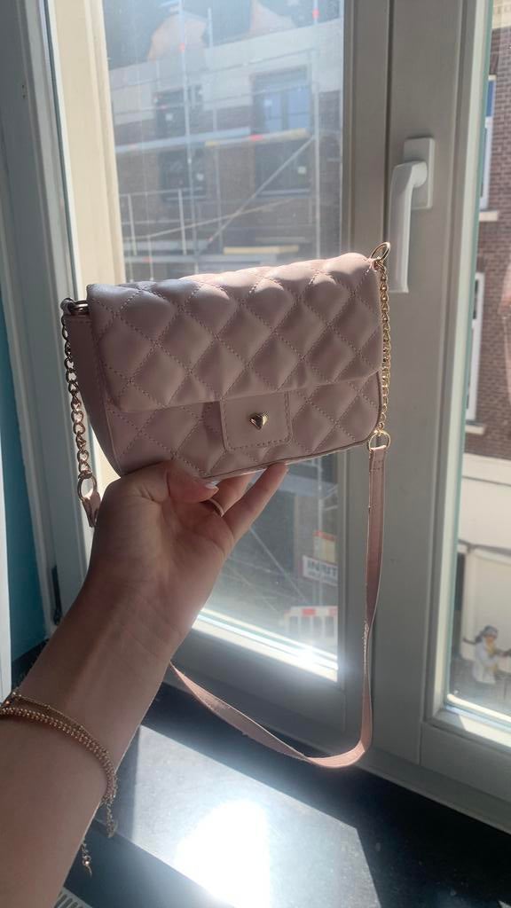 Roze tasje van de H&M, Sieraden, Tassen en Uiterlijk, Tassen | Schoudertassen, Ophalen of Verzenden, Zo goed als nieuw, Roze, Overige merken