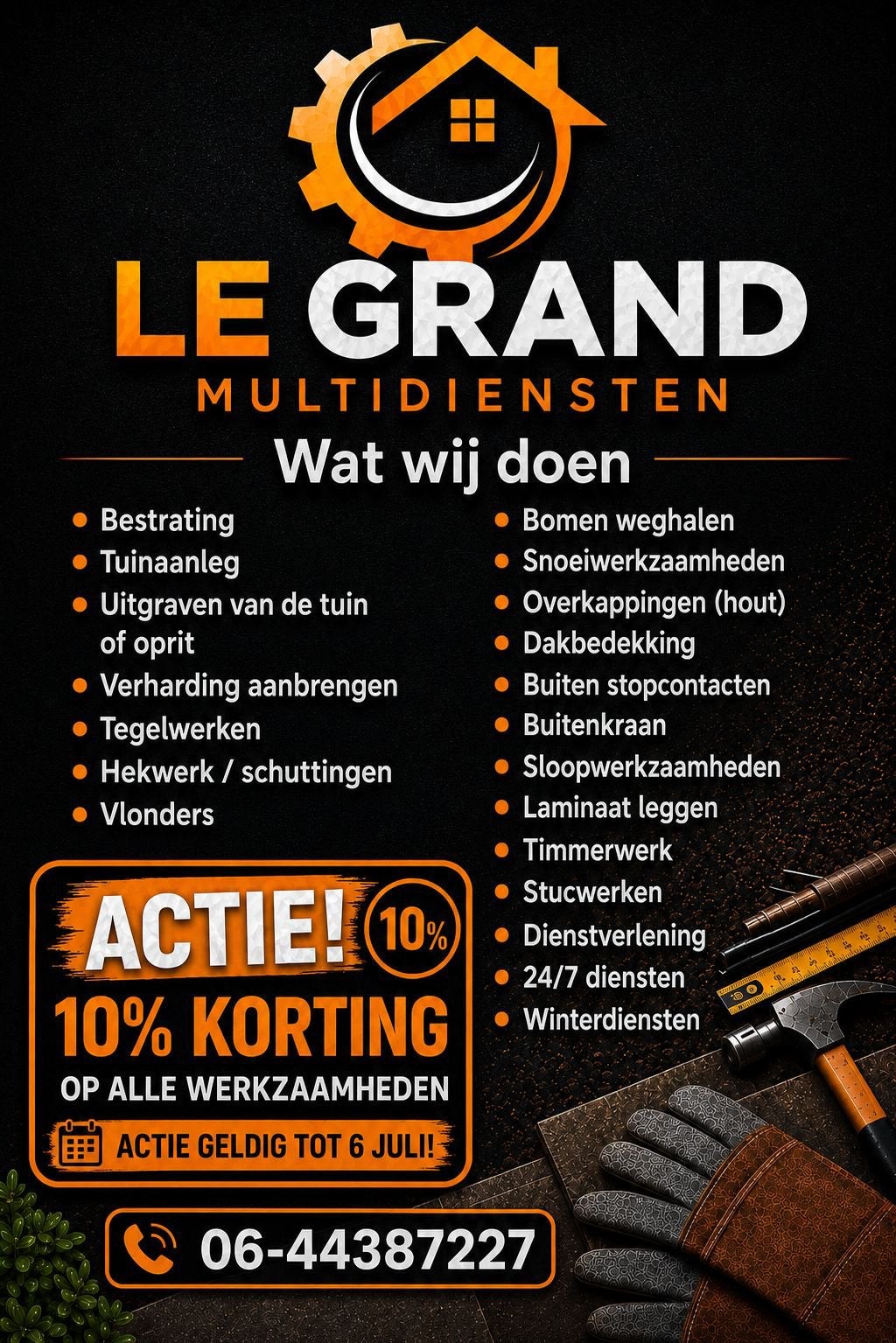 Klusbedrijf aangeboden