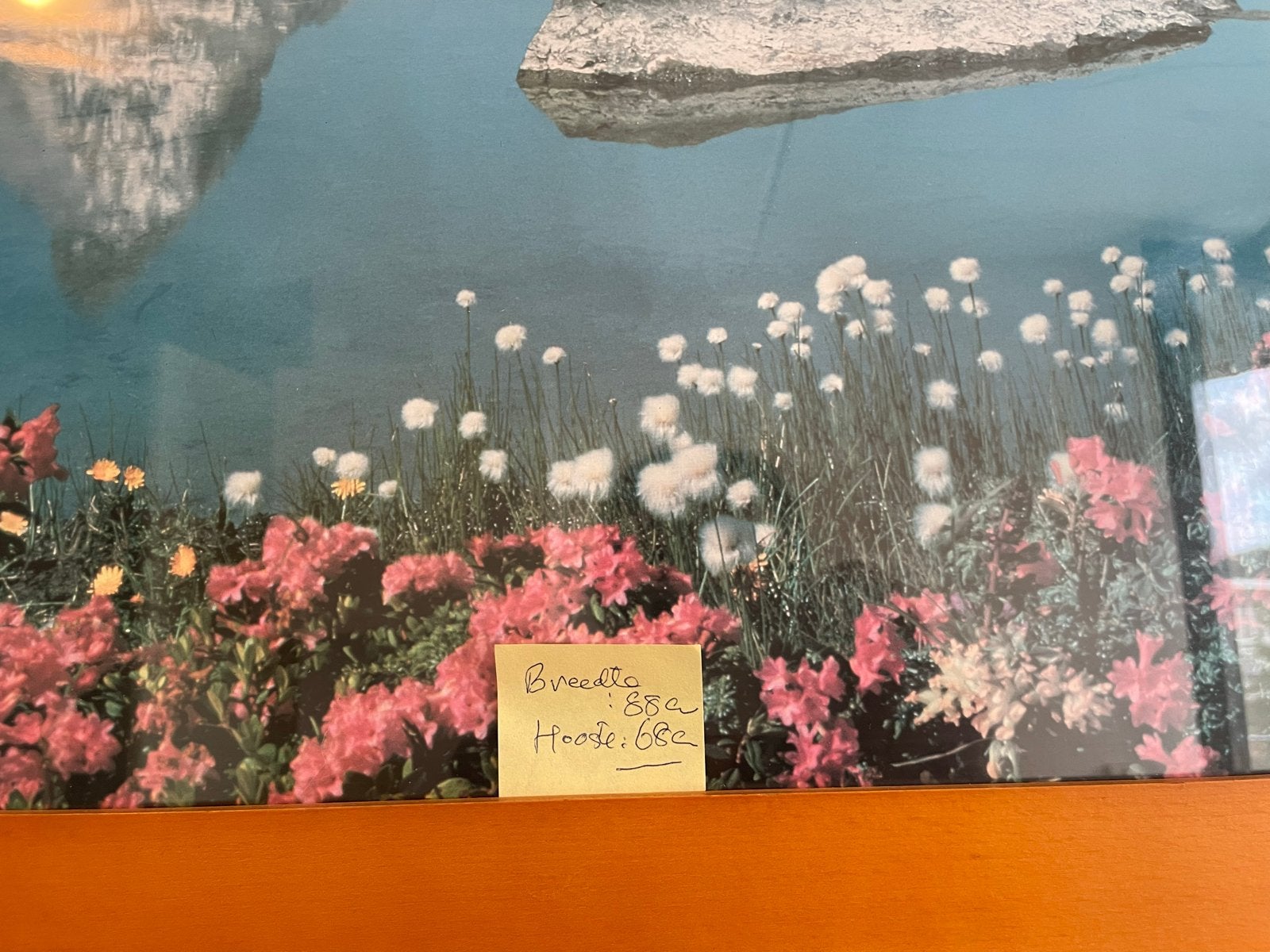 Ingelijste poster Matterhorn, Zwitserse Alpen, Huis en Inrichting, Ophalen, 50 – 75, Gebruikt, 75 tot 100 cm