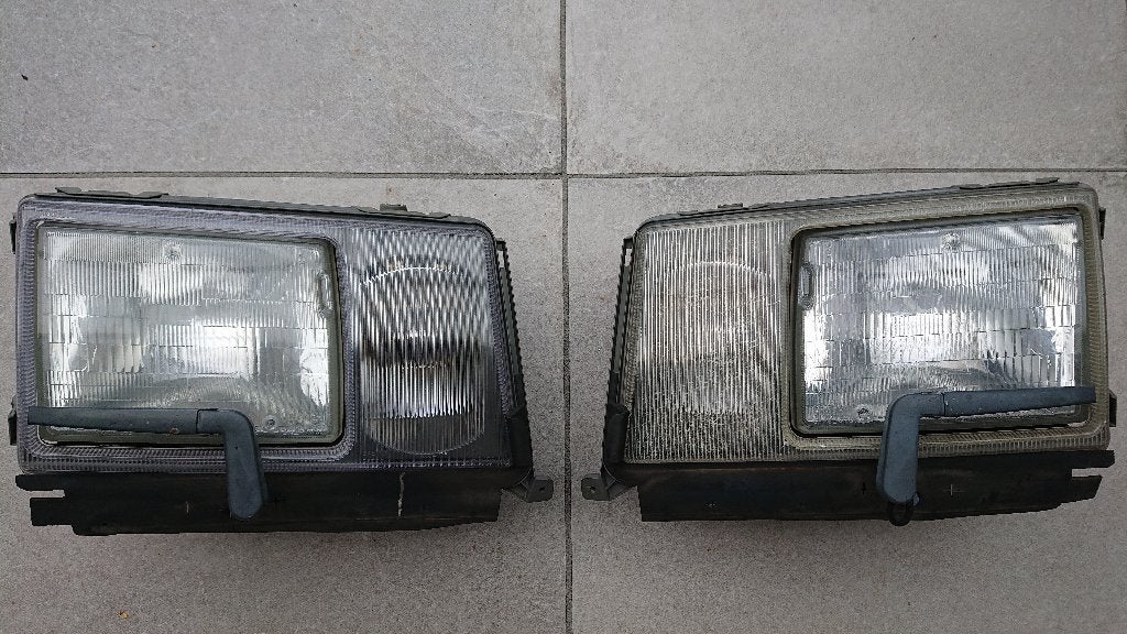 Mercedes w124 koplampen met wissers, Ophalen, Gebruikt, Mercedes-Benz