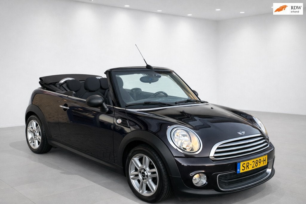 Mini Mini Cabrio 1.6 One Chili, airco, pdc, stoelverwarming,, Auto's, Mini, Voorwielaandrijving, Stof, Gebruikt, 4 cilinders