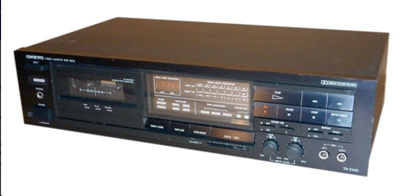 Onkyo TA-2140 Cassettedeck - Vintage Hifi, Ophalen, Enkel, Overige merken, Tiptoetsen