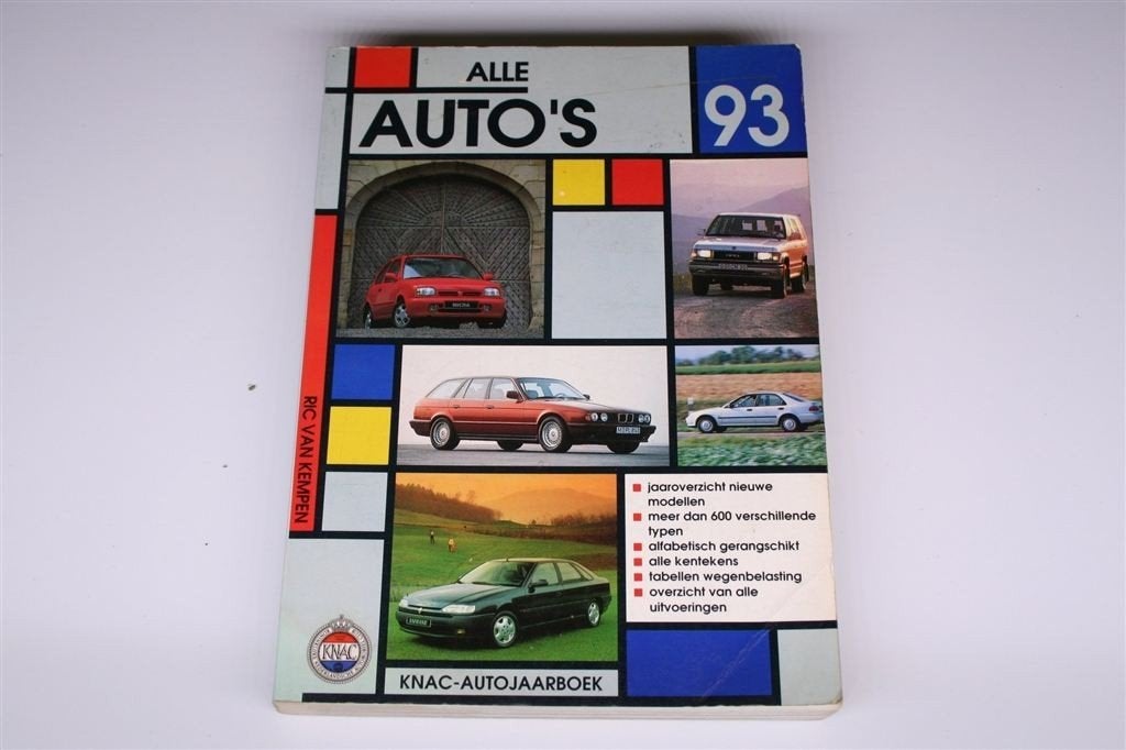 Alle Auto\'s 1993 — Jaaroverzicht van de KNAC, Ophalen of Verzenden, Gelezen, Algemeen
