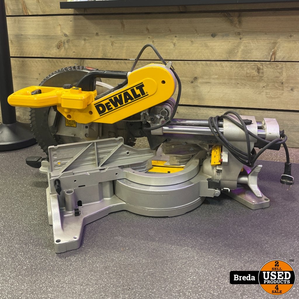 DeWalt DWS780 QS Afkortzaag Type 10 - Zeer goede staat, Doe-het-zelf en Verbouw, Gereedschap | Zaagmachines, Dewalt, Gebruikt