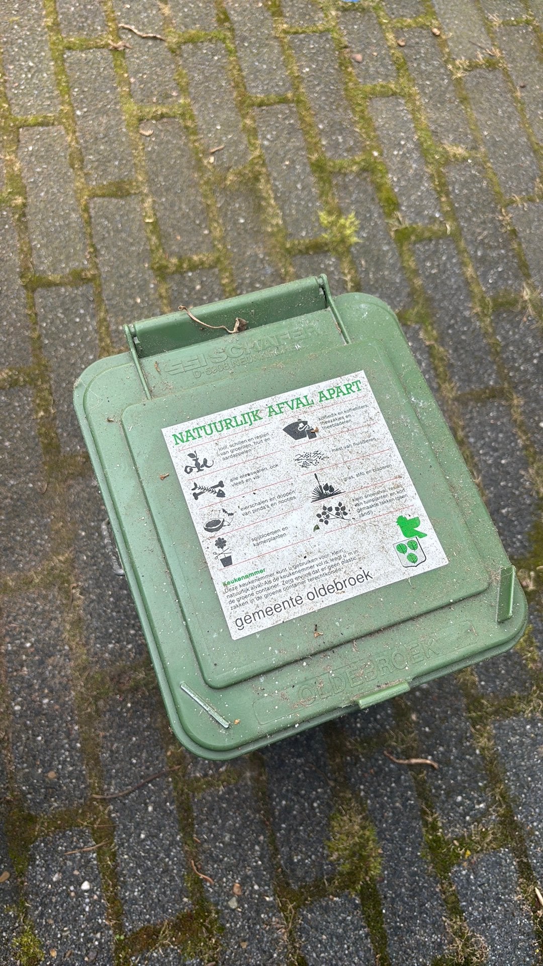 GFT bak groen gratis, 40 liter of meer, Ophalen, Nieuw, Kunststof