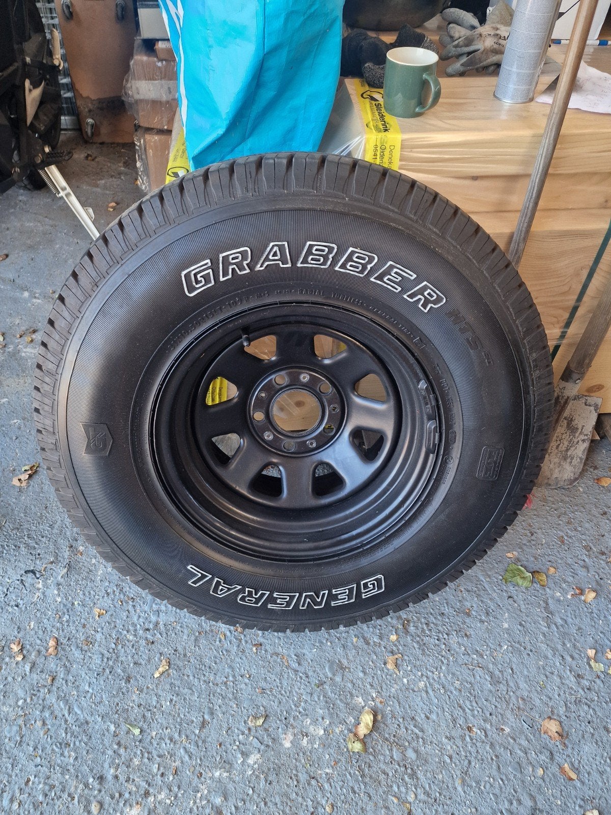 General Grabber All Season banden en velgen 255/75 R15, Ophalen, Gebruikt