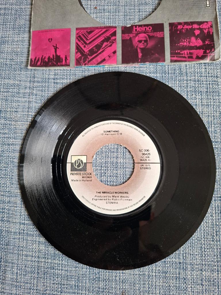 single vinyl The Miracle Workers - Something  1975, Originele persing, Ophalen of Verzenden, Gebruikt, Pop