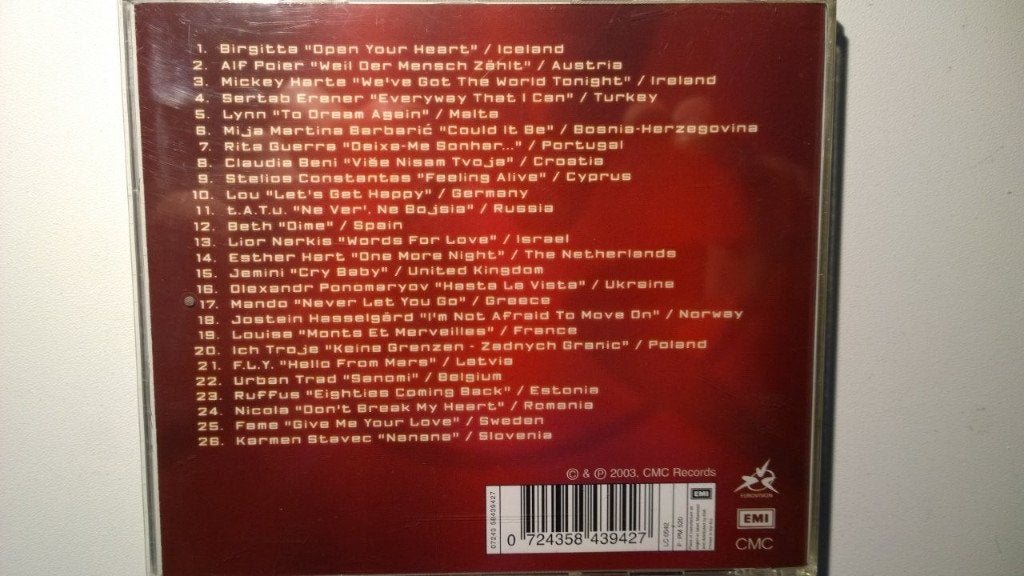 Eurovision Song Contest Riga 2003, Ophalen of Verzenden, Zo goed als nieuw, Pop