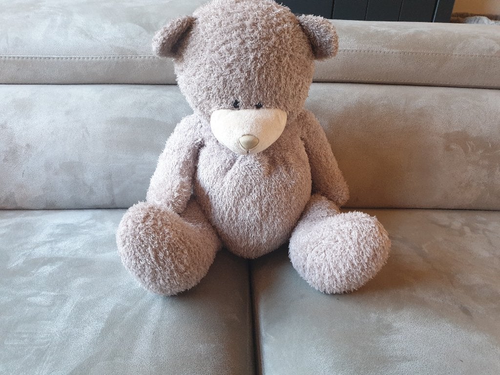 Knuffel - Beer groot 10, Ophalen of Verzenden, Zo goed als nieuw, Stoffen beer, Overige merken