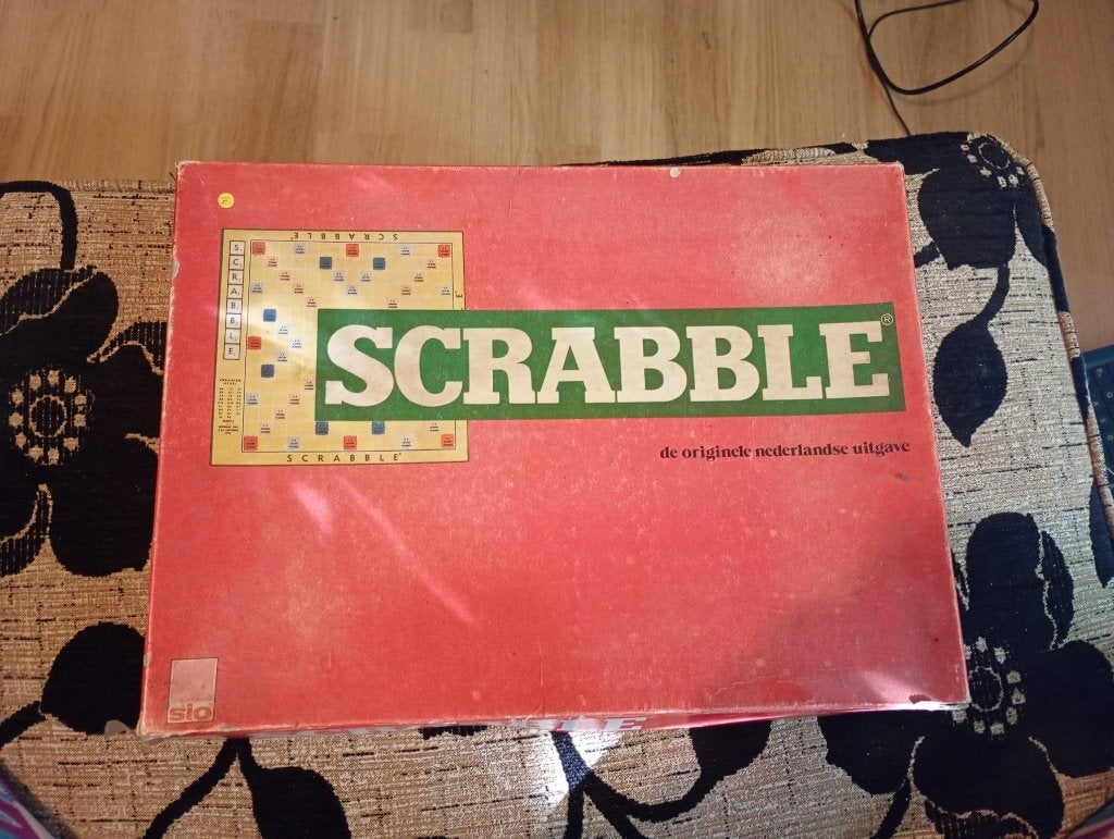 scrabble, orginele nederlandse uitgave, Een of twee spelers, Ophalen of Verzenden, Gebruikt, Sio
