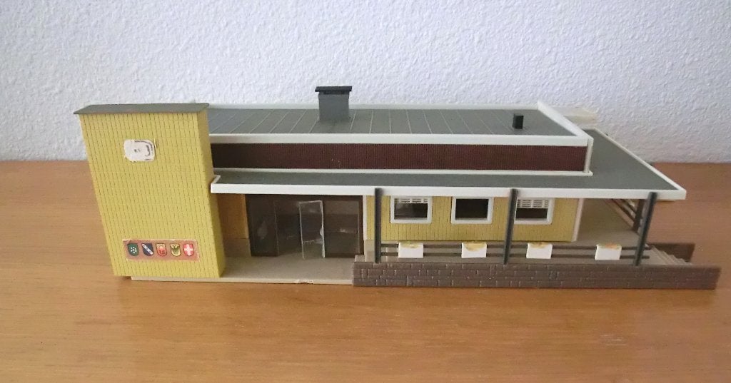 Vollmer 3550 Bahnhof Emswald H0, Hobby en Vrije tijd, Overige merken, Gebruikt, Gelijkstroom of Wisselstroom, Brug, Tunnel of Gebouw