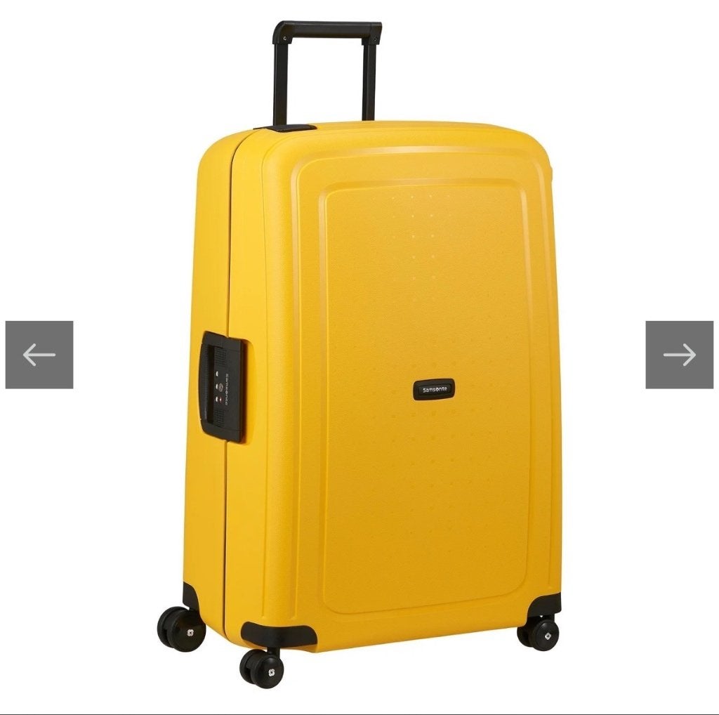 SAMSONITE S'CURE 4 WIELEN TROLLEY 75 CM, Gebruikt, Hard kunststof, 45 tot 55 cm, 70 cm of meer
