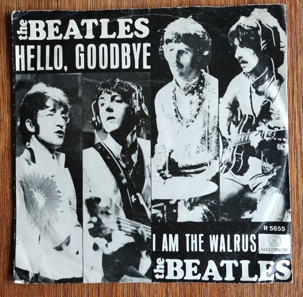 Hello, Goodbye - The Beatles, Cd's en Dvd's, Vinyl Singles, Ophalen of Verzenden, Gebruikt, Pop