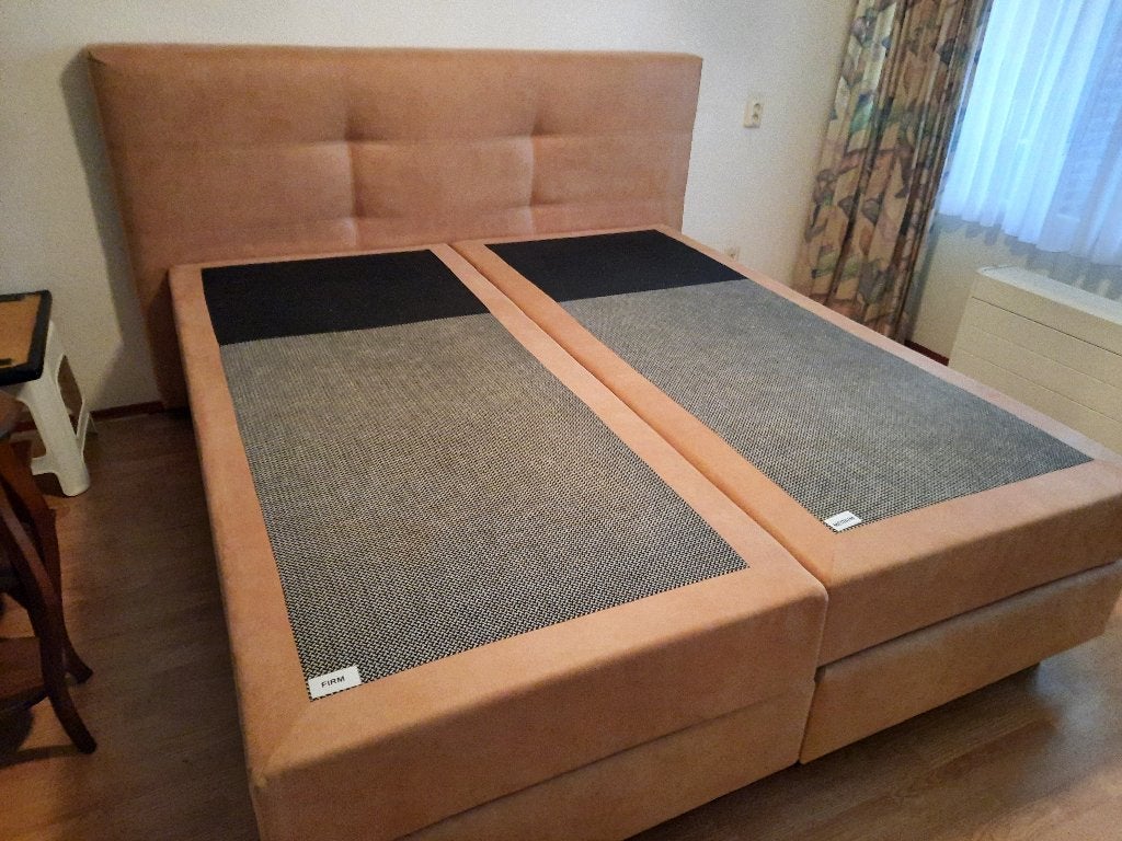 twee persoons boxspring, Ophalen, Tweepersoons, Zo goed als nieuw, 180 cm