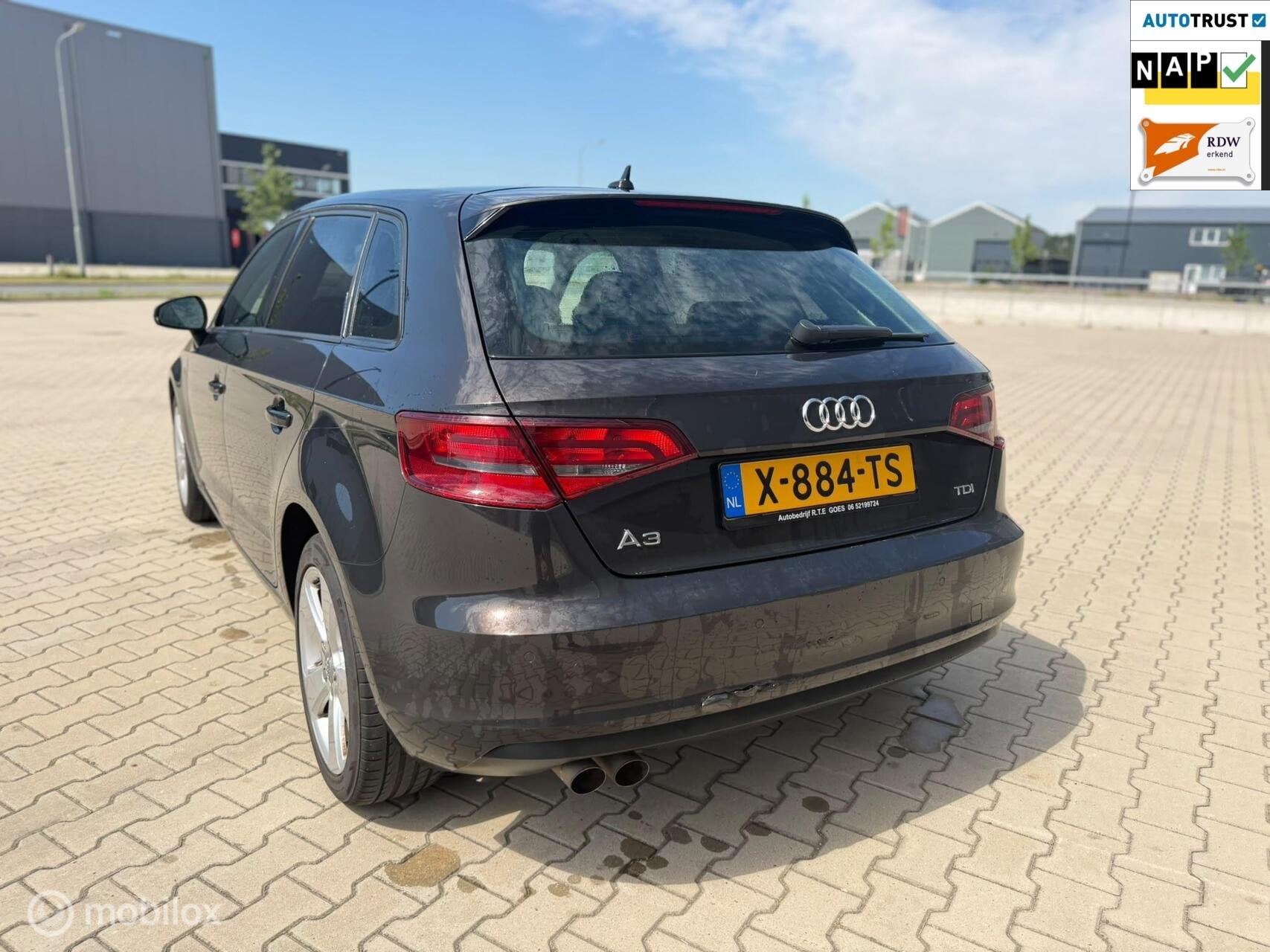Audi A3 Sportback 2.0 TDI Ambition Pro Line S, Auto's, Voorwielaandrijving, Euro 5, 140 €/maand, 1600 kg