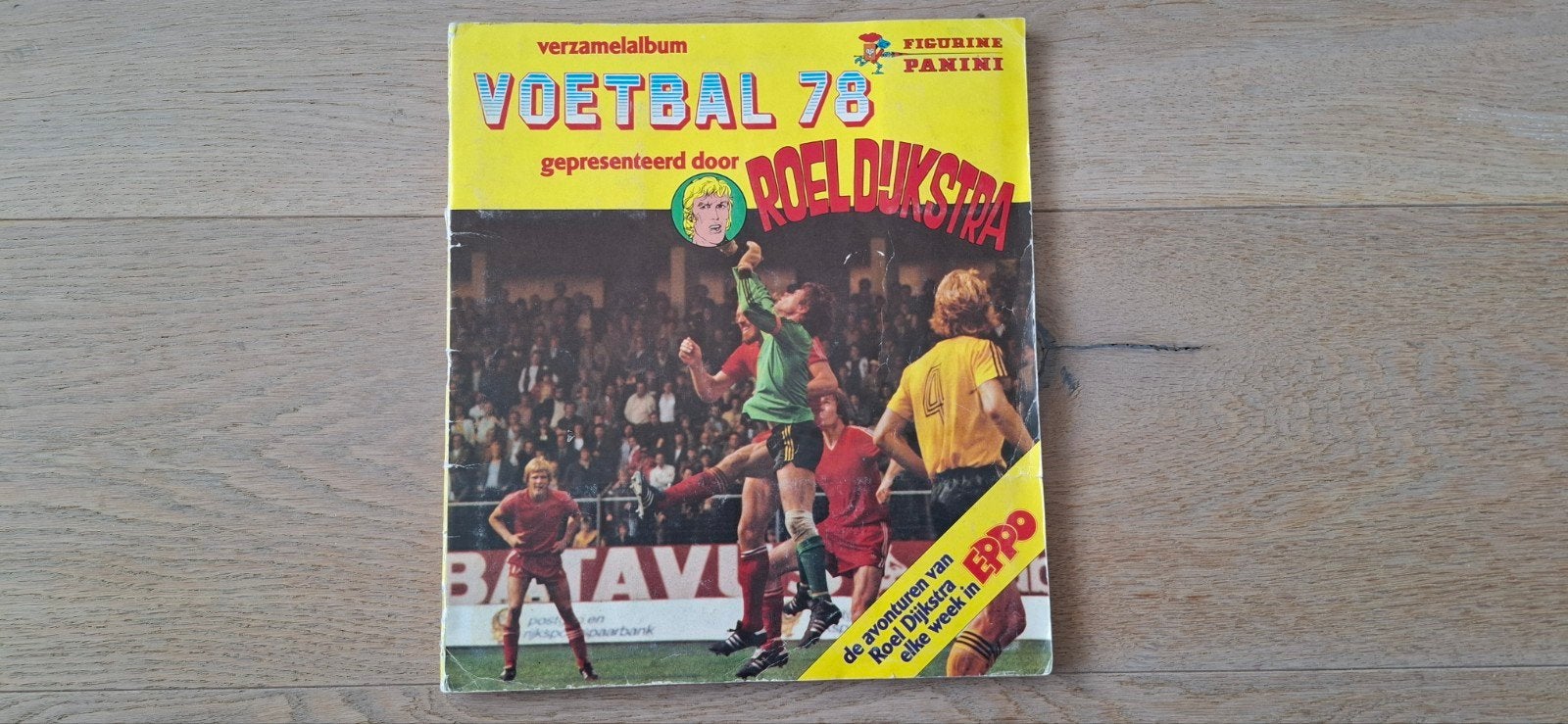 PANINI VOETBAL 78 ALBUM ROEL DIJKSTRA COMPLEET., Verzamelen, Ophalen of Verzenden, Gebruikt, Overige binnenlandse clubs, Poster, Plaatje of Sticker