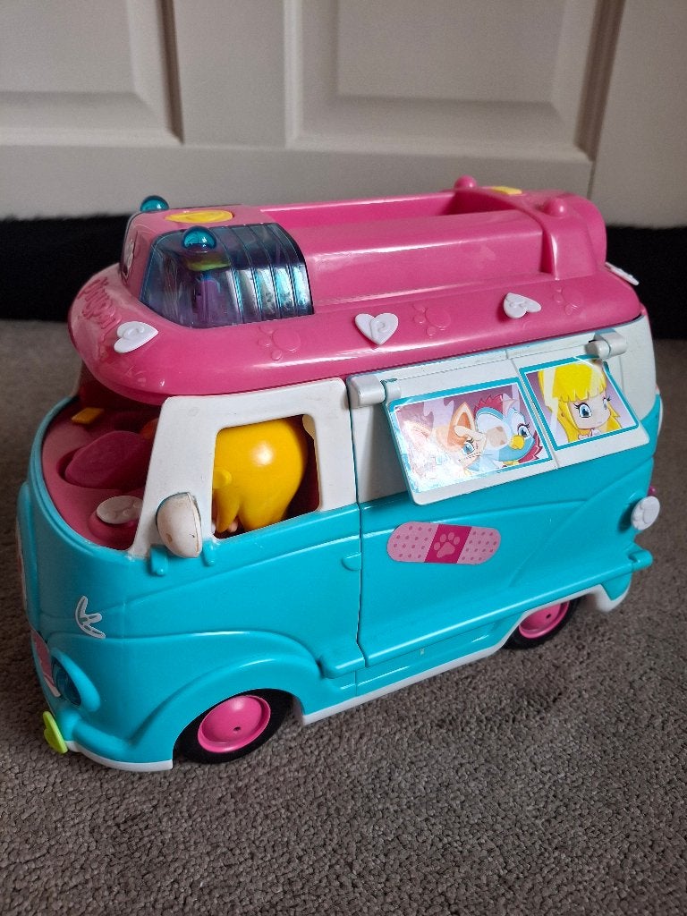 Pinypon Pet Care Camper - Speelset met figuurtjes, Ophalen of Verzenden, Gebruikt, Jongen of Meisje