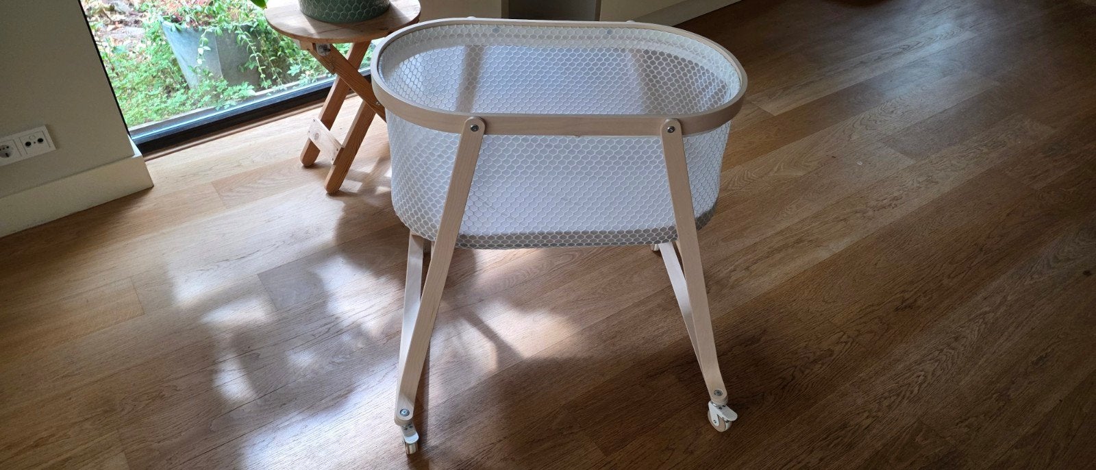 ÄLSKVÄRD Kinderbed (co sleeper) met matras, berken Ikea, Ophalen, Modern, Scandinavisch, Beige, 190 cm of minder