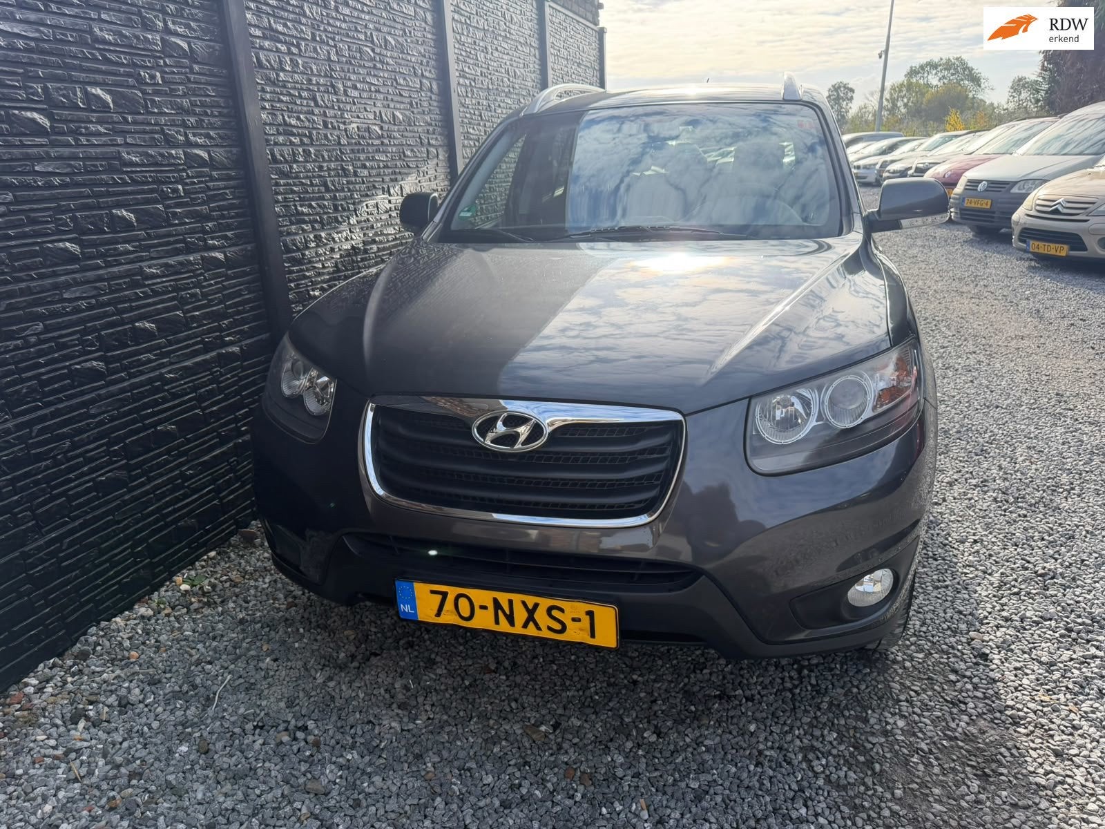 Hyundai Santa Fe 2.4i CVVT Dynamic, Auto's, Voorwielaandrijving, Euro 5, Gebruikt, Zwart