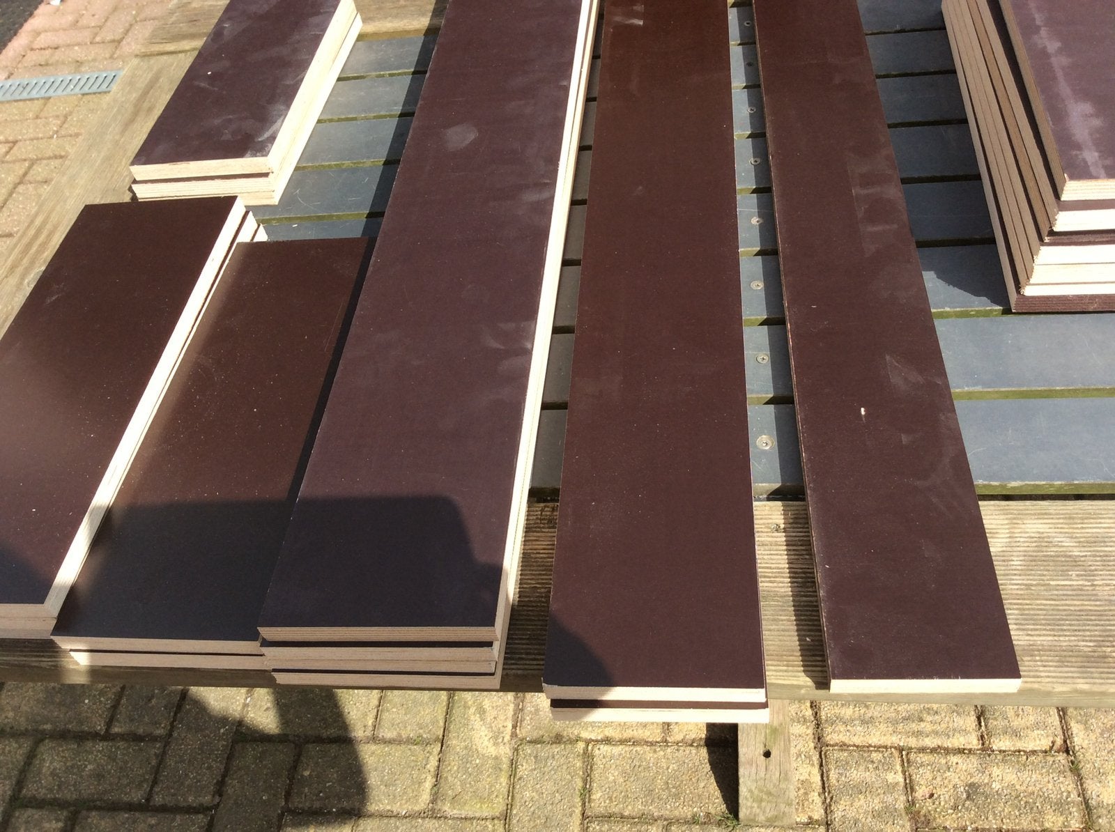 Betonplex 18 mm stroken plaatjes, Ophalen, Nieuw
