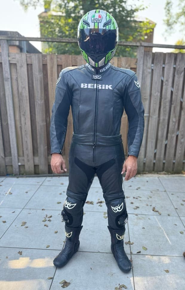 Berik 2delig motorpak maat 52, Ophalen of Verzenden, Tweedehands, Heren, Combipak
