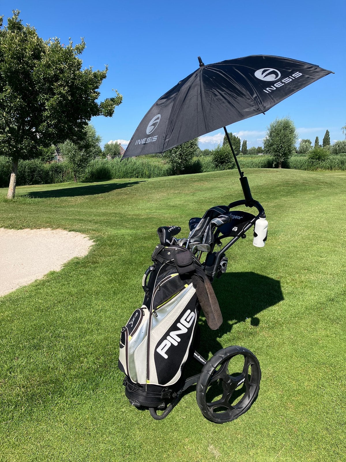 Clicgear trolley, model 6, zo goed als nieuw, Ophalen, Zo goed als nieuw, Golfkar