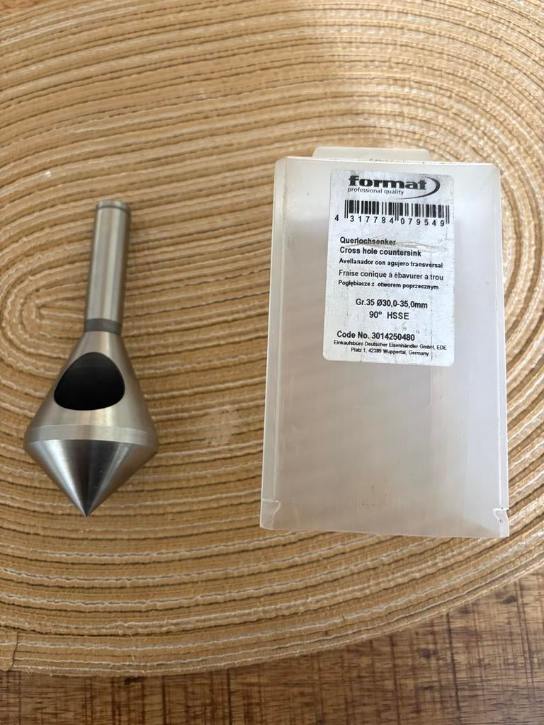 FORMAT verzinker HSSE 90 Ø30–35 mm – NIEUW – professioneel, Doe-het-zelf en Verbouw, Gereedschap | Boormachines, Ophalen of Verzenden