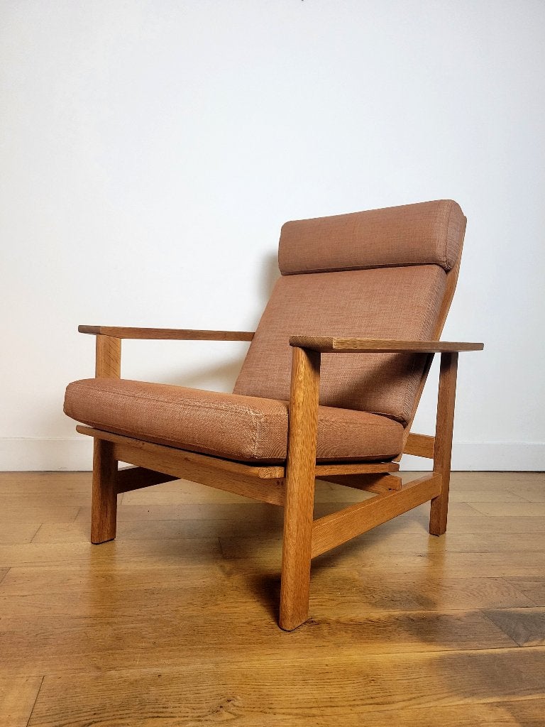 Vintage fauteuil van Søren Holst voor Fredericia Stolefabrik, Ophalen, Vintage design, Mid Centruy Modern, Deens design, Gebruikt
