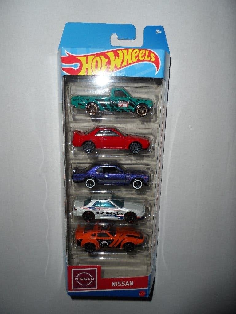 Hot Wheels 5 Pack - Nissan (2023) 1:64 B1, Ophalen of Verzenden, Nieuw, Auto