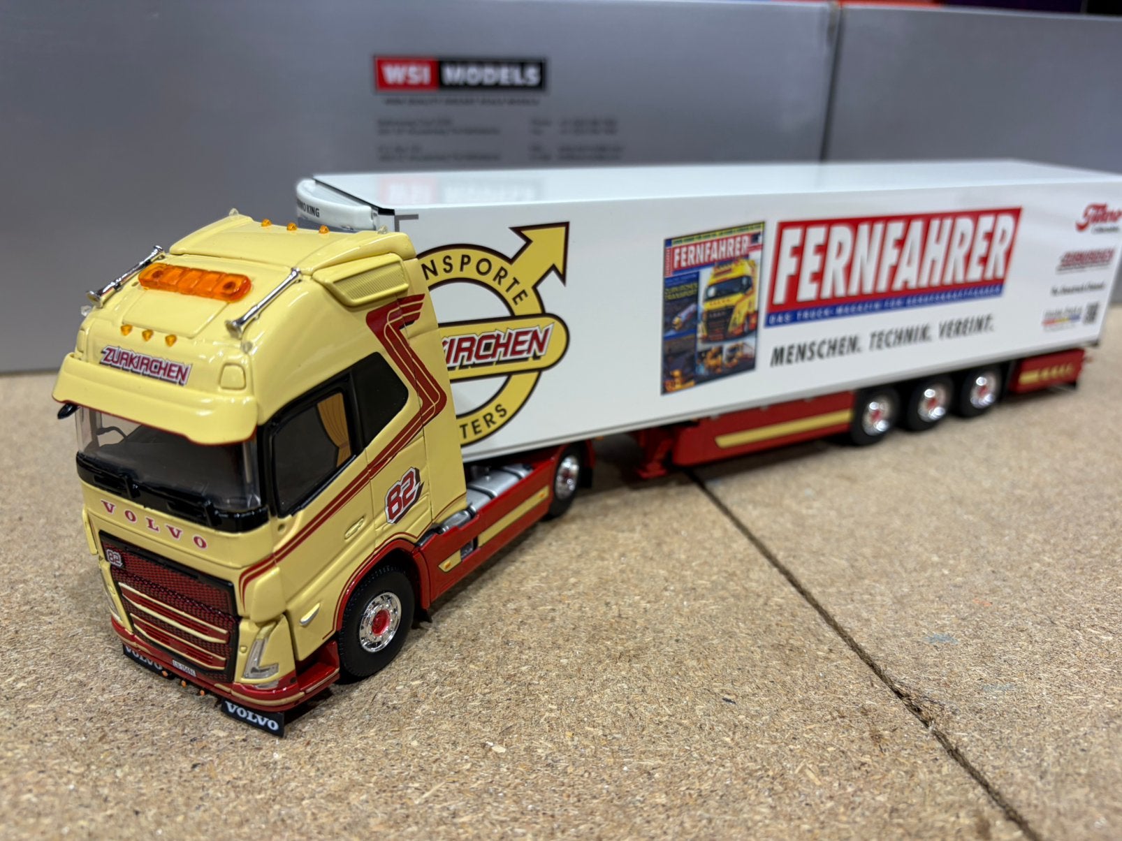 WSI VOLVO FH05 ZURKIRCHEM GLOBETROTTER, Ophalen of Verzenden, Zo goed als nieuw, Bus of Vrachtwagen, Wsi