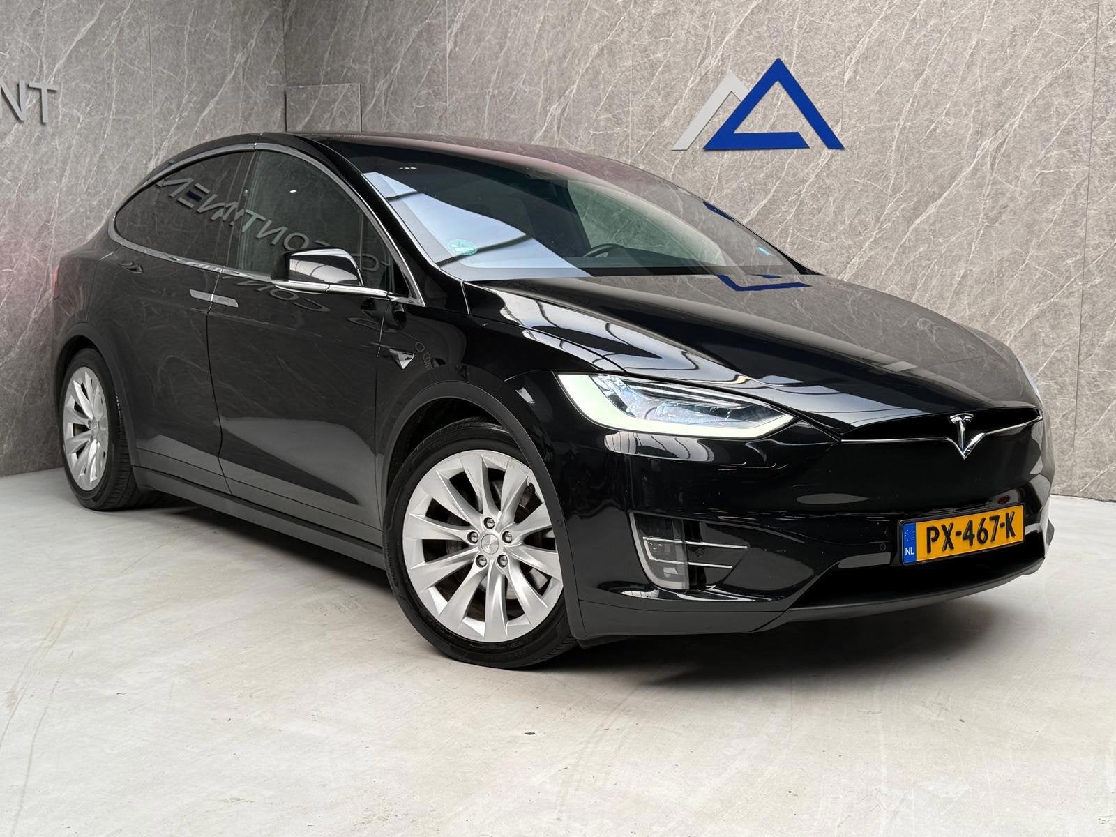 Tesla Model X 75D Base 6p / SOH 86% / NAP / AutoPilot, Auto's, Automaat, Model X, Gebruikt, Zwart